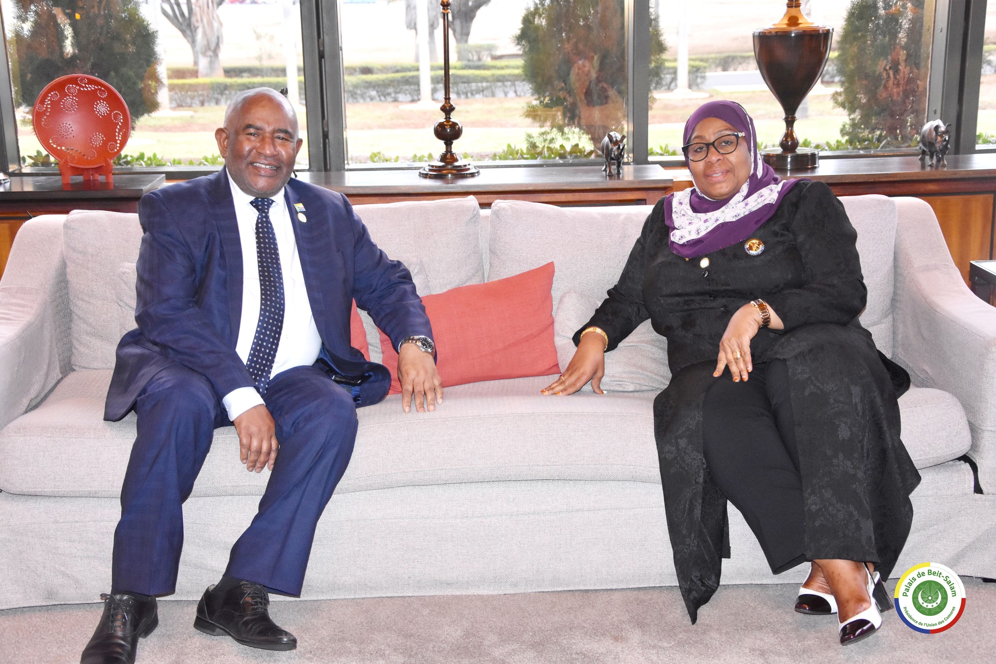 Le Président AZALI Assoumani, s’est entretenu avec son homologue tanzanienne